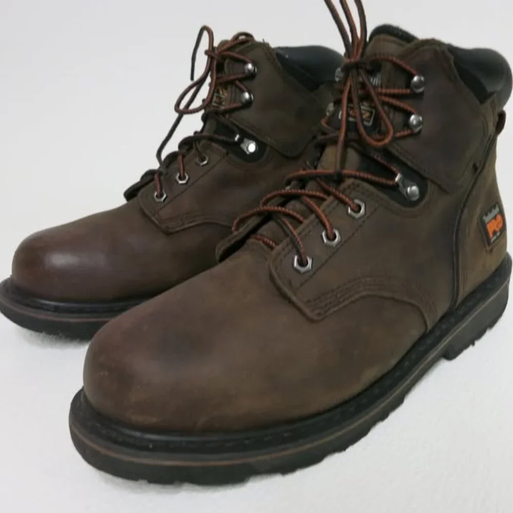 Timberland Pro 24/7 Steel Toe Oil Tanned Leather Boots Industrial Footwera 8.5 W